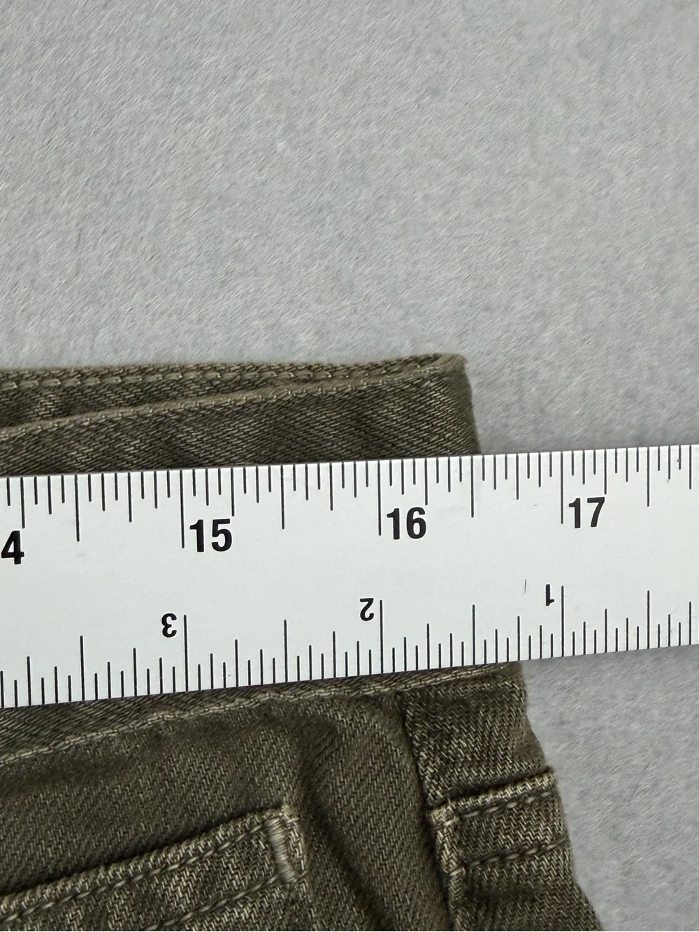 J Brand Mens Olive Green Jeans 32x33 Straight Leg 5 Pocket Denim
